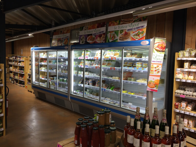 eurofroid climatisation - Ameublements réfrigérées pour un magasin Bio