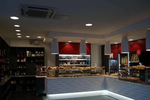 Climatisation et Vitrine réfrigérée Boulangerie