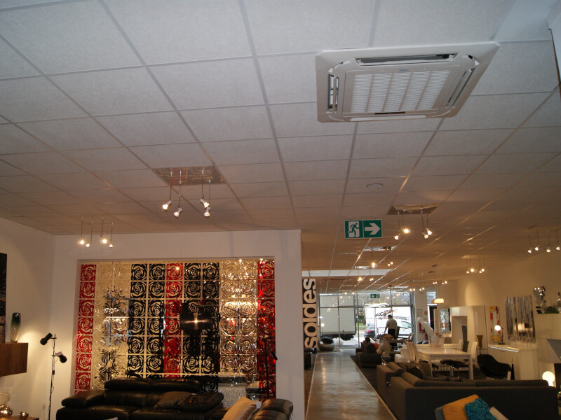 eurofroid climatisation - Climatisation d’un magasin de décoration XXL